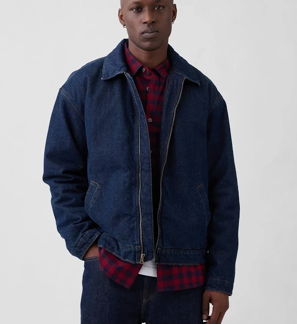 denim jacket Gap Men's Relaxed Denim Jacket Gap Factory $47.99