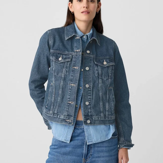 outerwear Gap Women's Icon Denim Jacket Gap Factory $39.99