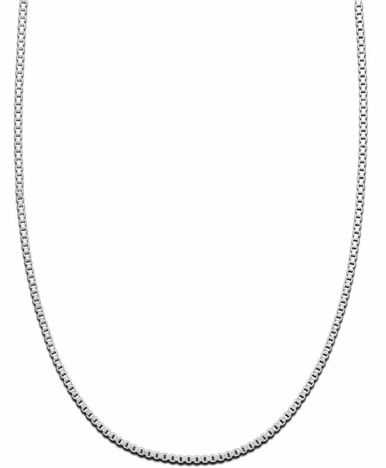 accessory Giani Bernini Sterling Silver Box Chain Necklace Macy's $29.75