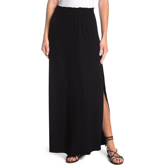 skirt Go Couture Side Slit Ruffled Maxi Skirt Nordstrom Rack $39.97