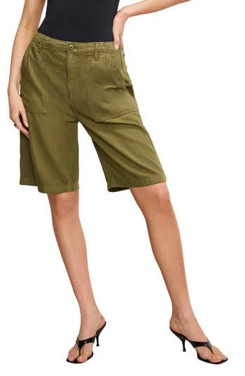 shorts Good American Women's Lite Cotton Blend Bermuda Shorts Nordstrom Rack $49.97