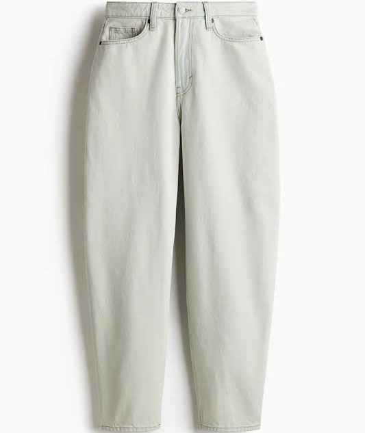 jeans H&M Ladies High Rise Barrel Leg Jeans H&M $39.99