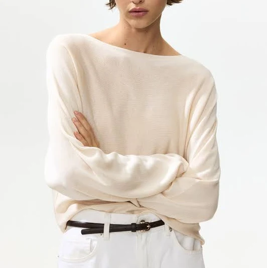 top H&M Women's Boat-Neck Sweater H&M $29.99