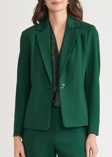 outerwear Kasper Women's One-Button Compression Suiting Jacket Nordstrom $129