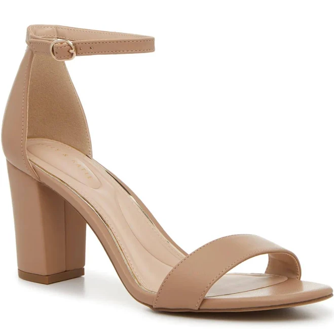 shoes Kelly & Katie Hailee Sandal | Women's | Tan Synthetic | Size 12 | Heels | Sandals | Ankle Strap DSW $44.99