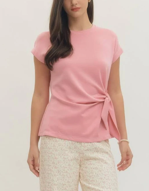 top Kelsey Tie Top Twisted Sisters! $34