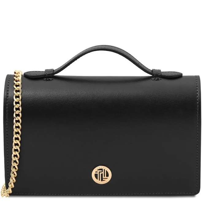 bag L'Atelier Opera Leather Clutch with Chain Strap Tuscany Leather $93.43