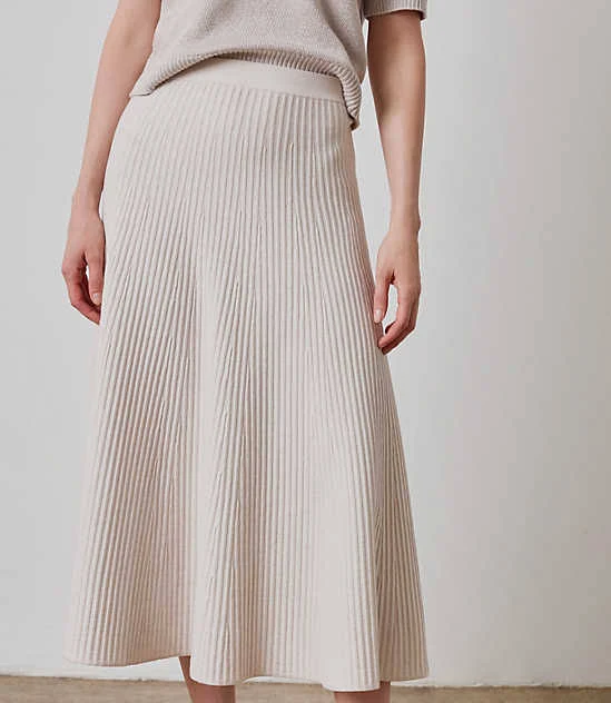maxi skirt Lilla P Flared Knit Skirt LOFT $278