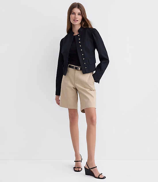 shorts Loft Women's Monroe Chino Bermuda Shorts LOFT $34.97