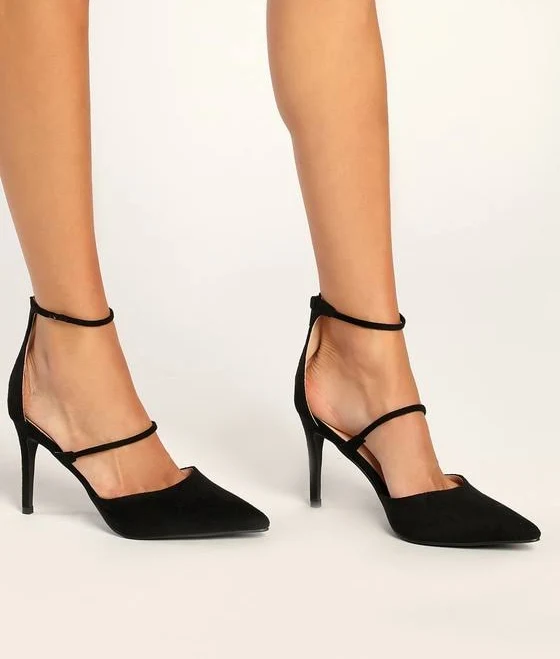 shoes Lulus Pointed-Toe Suede Pumps Lulus $45