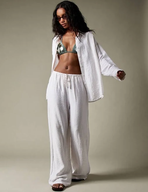 matching set Missguided Premium Linen Oversized Co-Ord Set missguided $37.53
