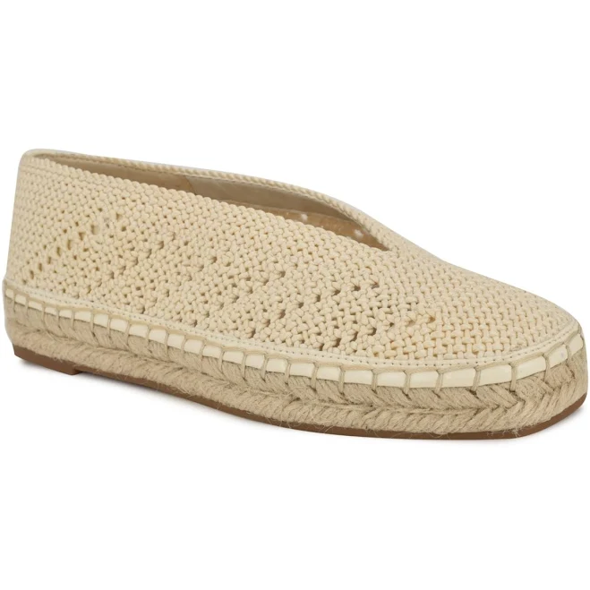shoes Nine West Women's Rorie Woven Slip-on Espadrille Flats Macy's $55.44