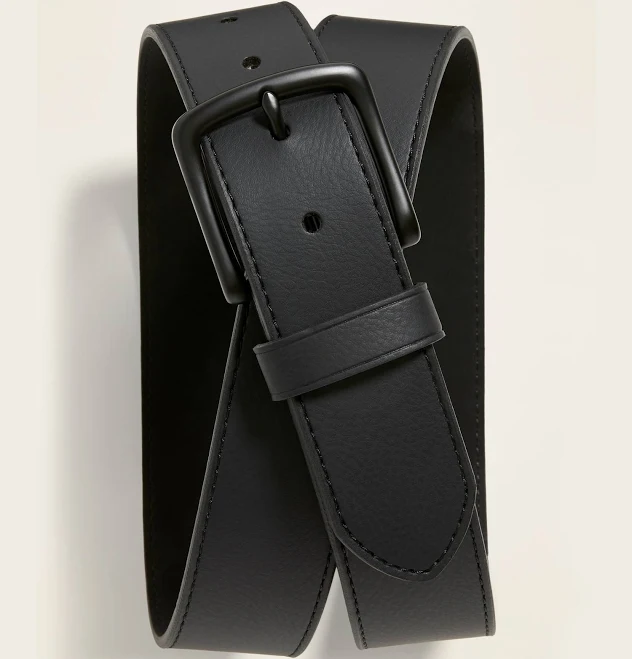 accessory Old Navy Men's Faux-Leather Belt - Black - Size S Old Navy $9.99