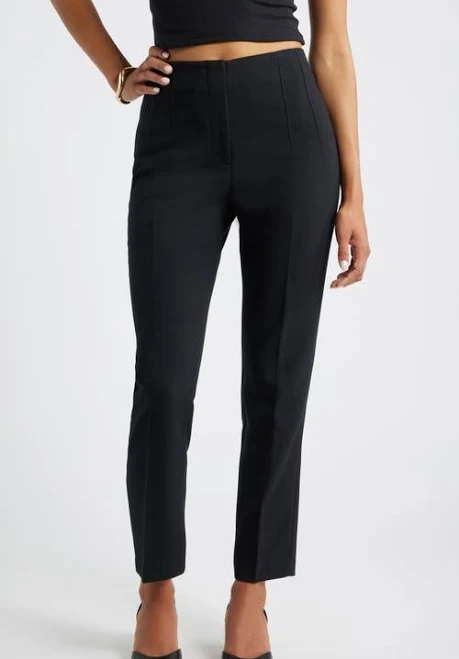 bottom Open Edit Icon High Waist Ankle Cigarette Pants Nordstrom $89.5