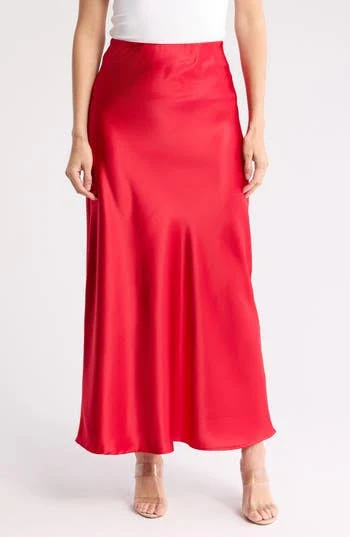 skirt Renee C Satin A-Line Skirt Nordstrom Rack $34.97