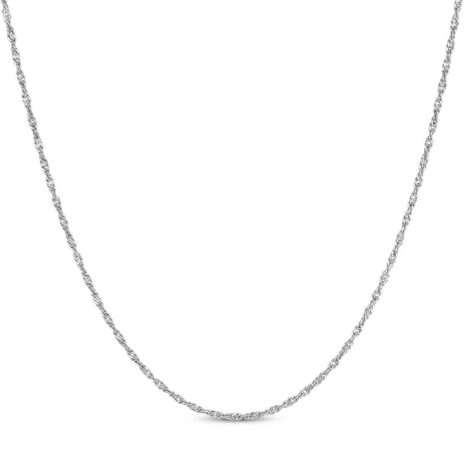 accessory Singapore Chain Necklace 2mm Solid Kay Jewelers $49.99
