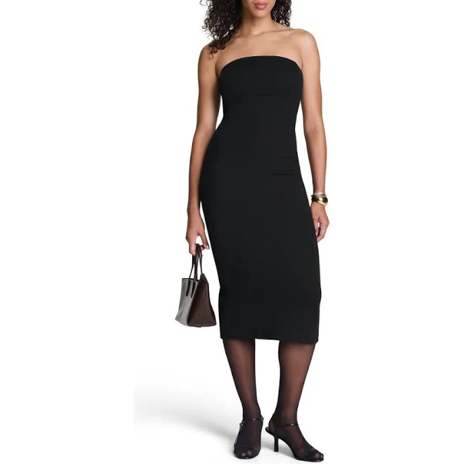 dress Spanx Women's Strapless Ponte Midi Dress Nordstrom Rack $69.97