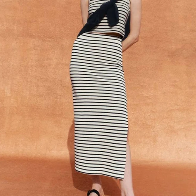 skirt Splendid Whitney Stripe Maxi Skirt Poshmark $40
