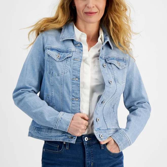 jacket Style & Co. Women's Classic Denim Jacket Macy's $31.23