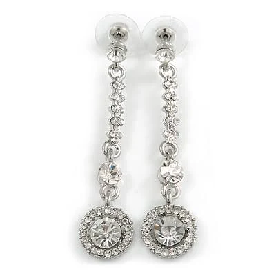 accessory Stylish Crystal Drop Earrings Avalaya Jewellery $14.88