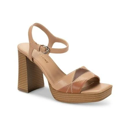 shoes Sun + Stone Womens Diannaa Faux Leather Ankle Strap Block Heel Walmart - Honestly Iconic $47.93