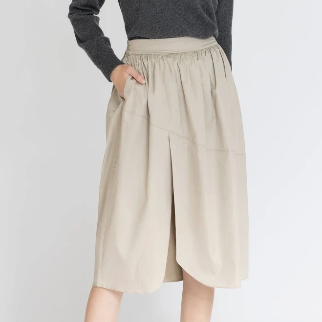 skirt Supima Poplin Tulip Skirt GRANA $39.2
