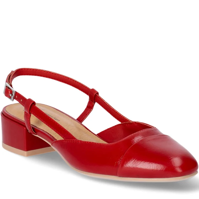 shoes Time and Tru Women's Faux Leather Block Heel Slingbacks Walmart $14.99