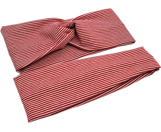 accessory Twist or Sport Mini Stripe Cotton Spandex Headband Etsy - SweetStitchNovelties $12