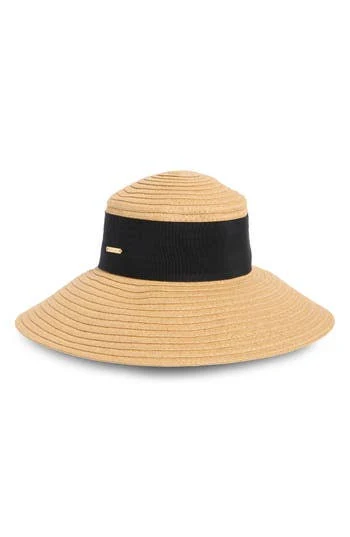 accessory Vince Camuto Women's Oversized Down Brim Woven Hat Nordstrom Rack $24.97