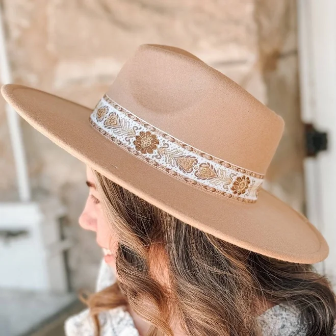 accessory Wide Brim Felt Hat The Farmhouse AZ $48.99
