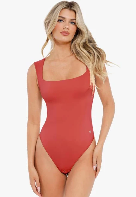 bodysuit Women Popilush Cloudsense Square Neck Bodysuit Sleeveless Shapewear Nordstrom $40