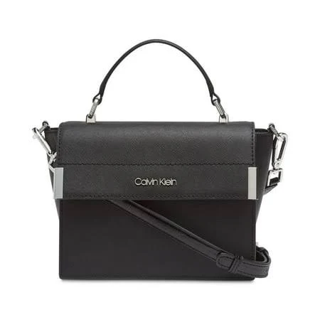 bag Women's Calvin Klein Raelynn Saffiano Top Handle Flap Handbag Crossbody Walmart - theSeason $99.99