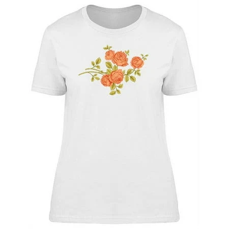 top Women's Coral Rose Garden Tee Walmart - SmartPrintsInk $10.5
