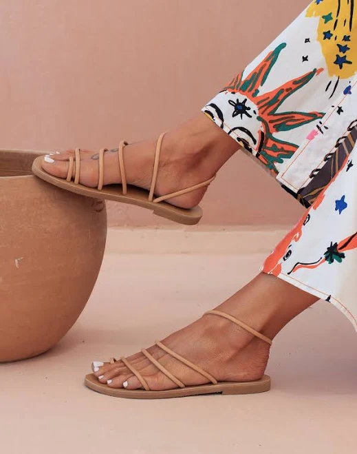 shoes Women's Leather sandals Thin-Strap Strappy Etsy - GreekLeatherLab $81.27