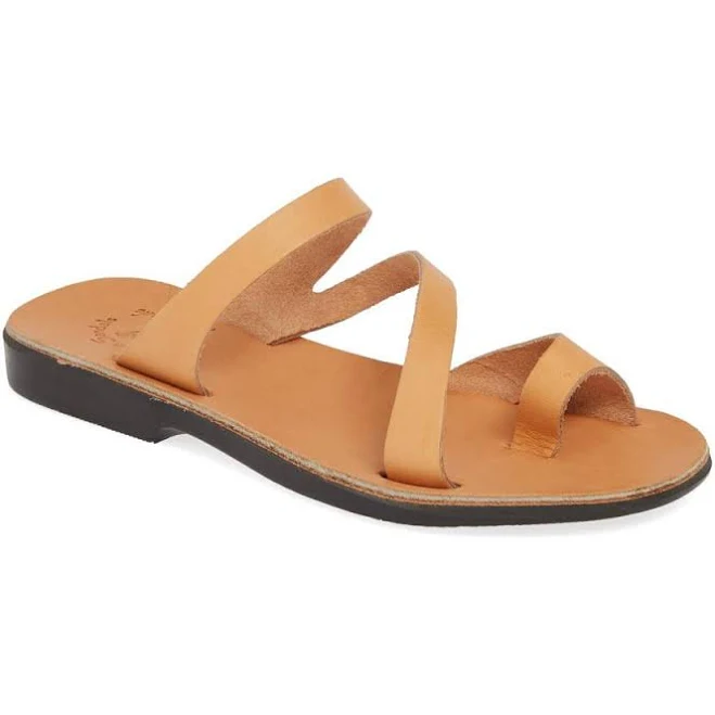shoes Women's Noah Leather Slide On Sandal Jerusalem Sandals $77.95