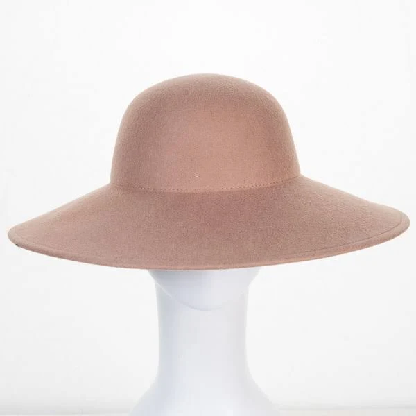accessory Zoria Wide Brim Sailor Boater Felt Hat Sun Yorkos $27