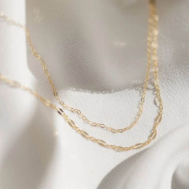 Dainty Layering Lace Chain Necklace