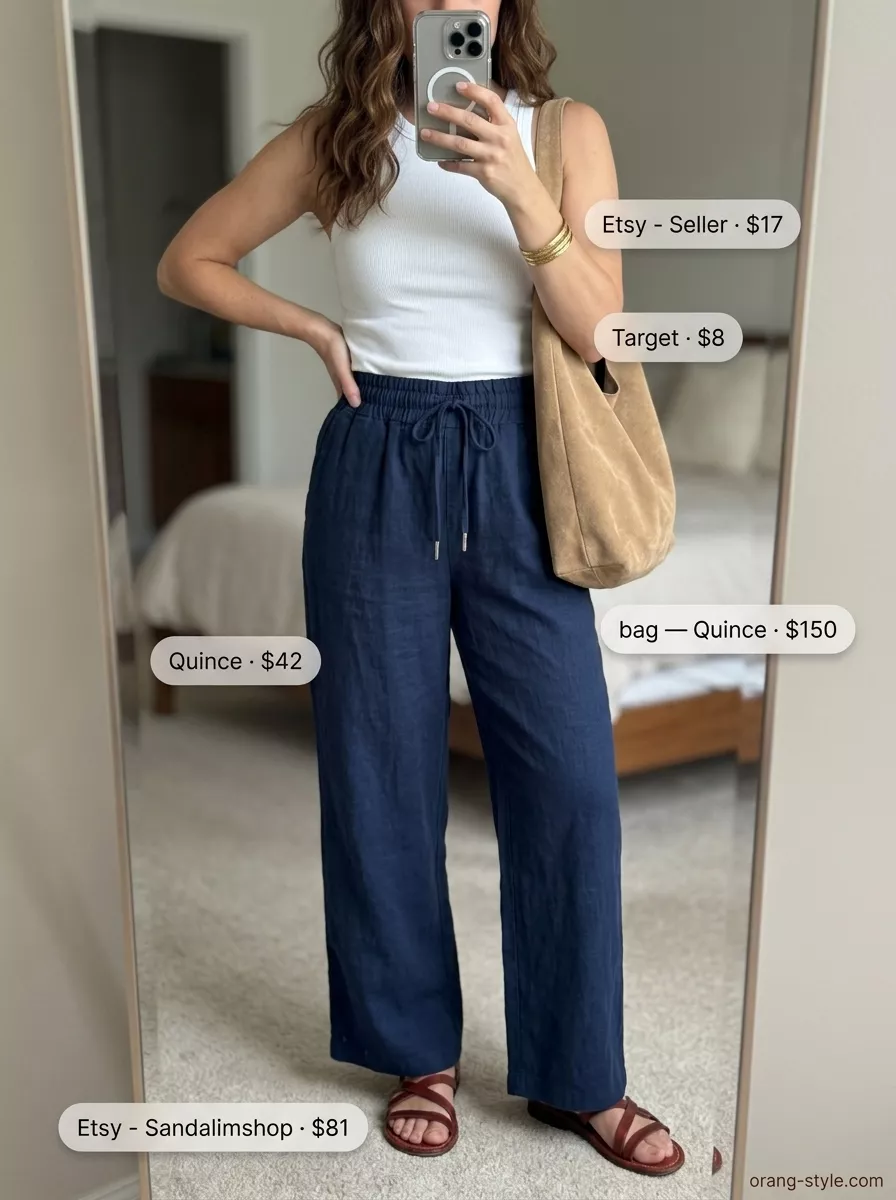 Alternative outfit: boho floral maxi skirt instead of pants for a festival look.