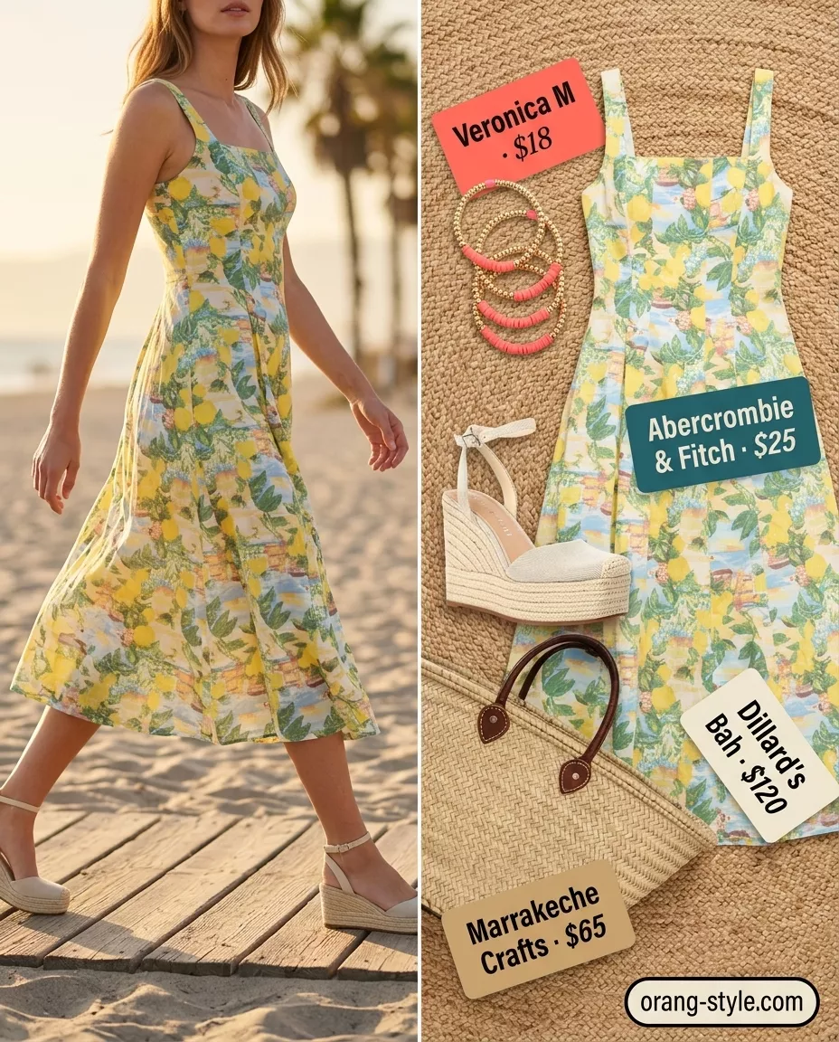 Denim shorts with a coral pink top and espadrilles for dressy summer blazer outfits for women 2026.