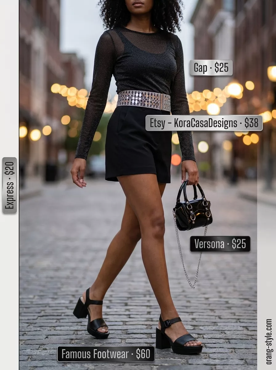 platform Y2K summer outfits for women 2026 outfit idea - fashion styling inspiration