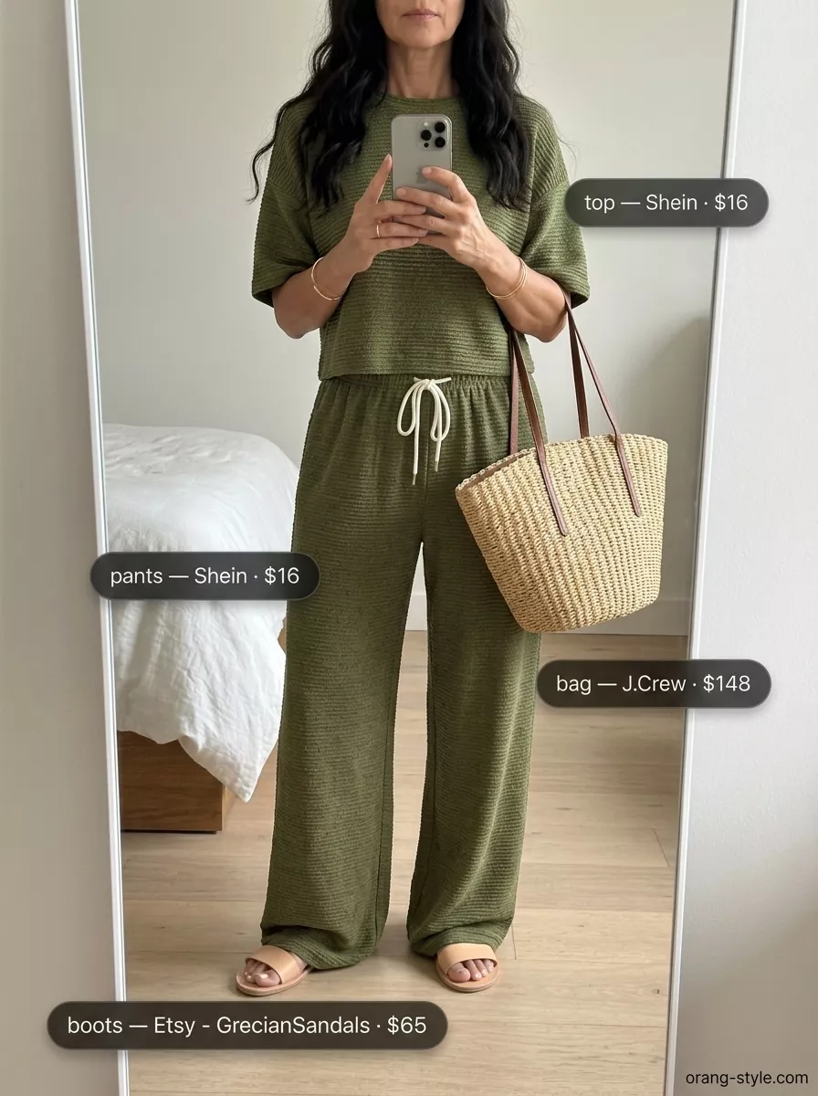 summer cotton outfit for women over 60 2026 outfit idea - fashion styling inspiration