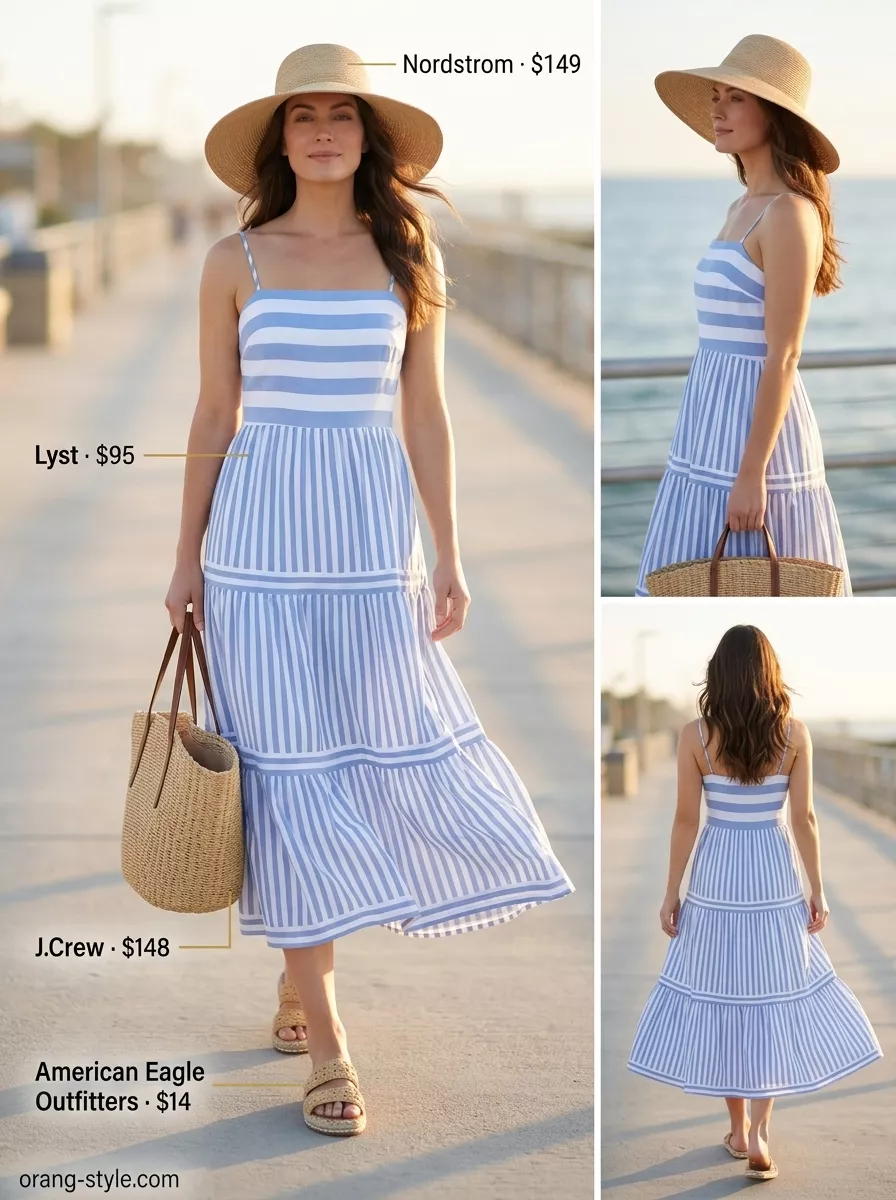 summer cotton outfit for women over 60 2026 outfit idea - fashion styling inspiration