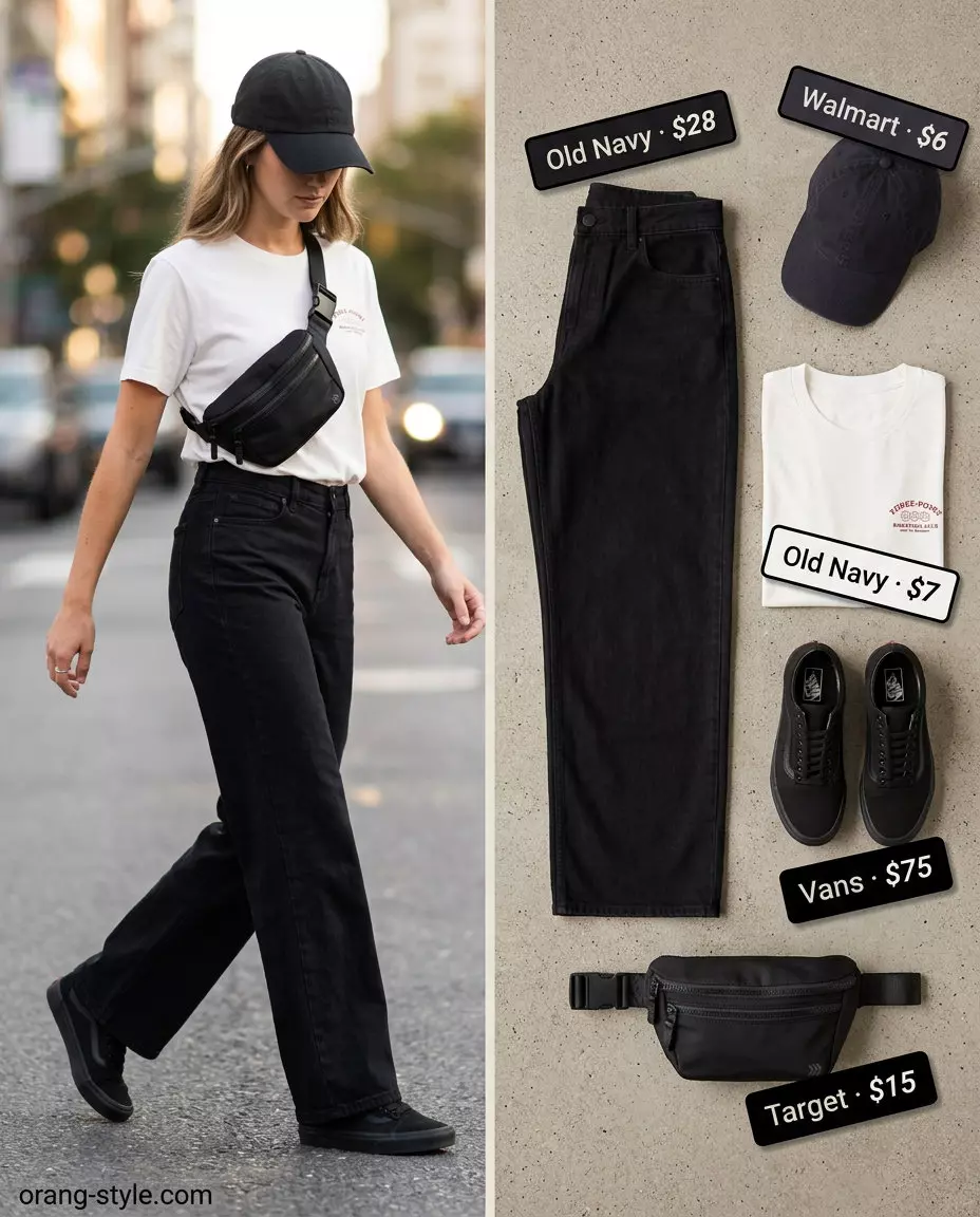 Styling mistake: wearing cargo shorts with wide leg jeans. Avoid this! What to wear with wide leg jeans summer 2026.