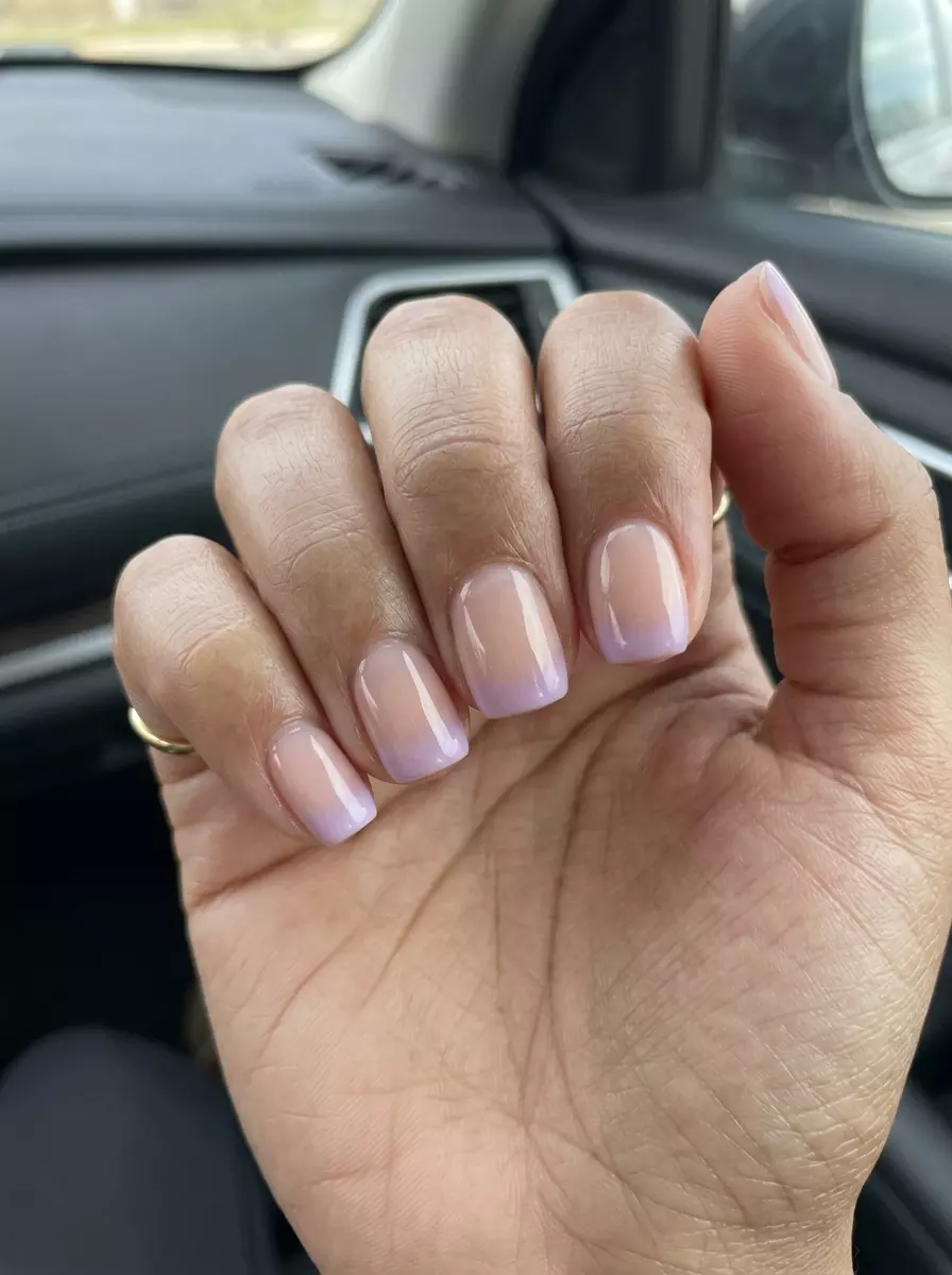 French Manicure Summer 2026: Lavender Aura Nails Lavender Aura Micro French nails for french manicure summer 2026. Dreamy, minimalist, sophisticated style.