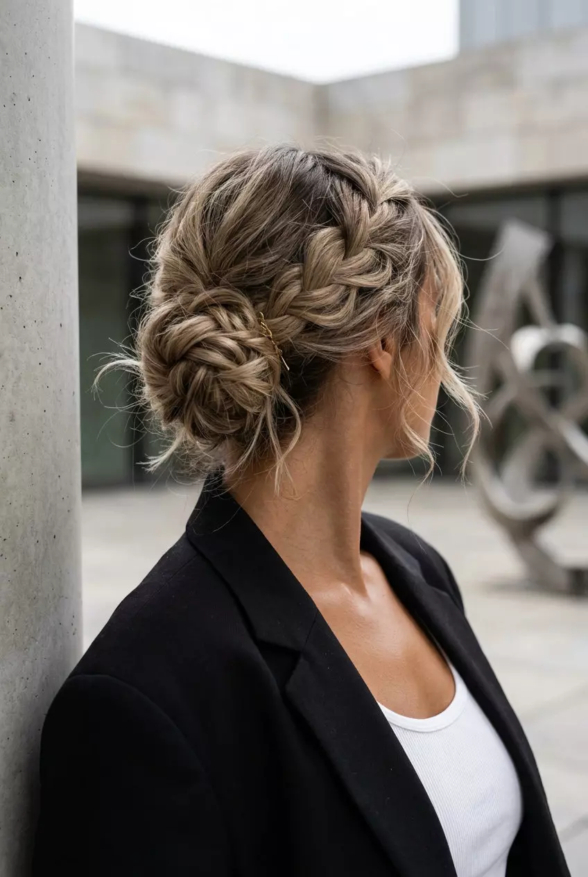Textured Summer Lob 2026 textured summer lob in linen blonde with razor cut ends for casual days