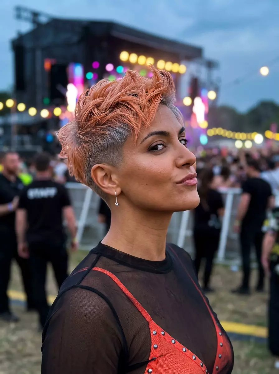 quick summer hairstyles ideas 2026 - The Rebellious Undercut Pixie outfit idea
