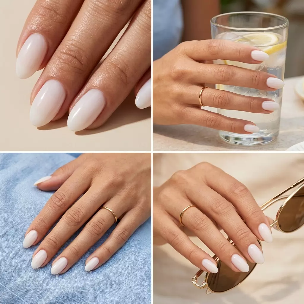 simple short summer nails 2026 - Style Inspiration simple short summer nails 2026 outfit idea - fashion styling inspiration