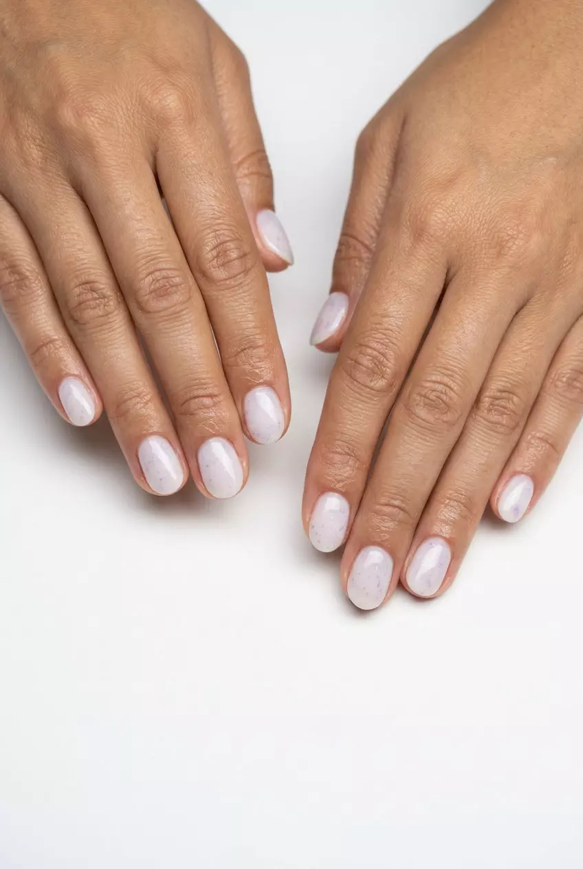 Solid Summer Nails 2026: Lavender Milk Bath Short Solid summer nails 2026: Lavender milk bath short for weddings and romantic outings. Dreamy & ethereal.