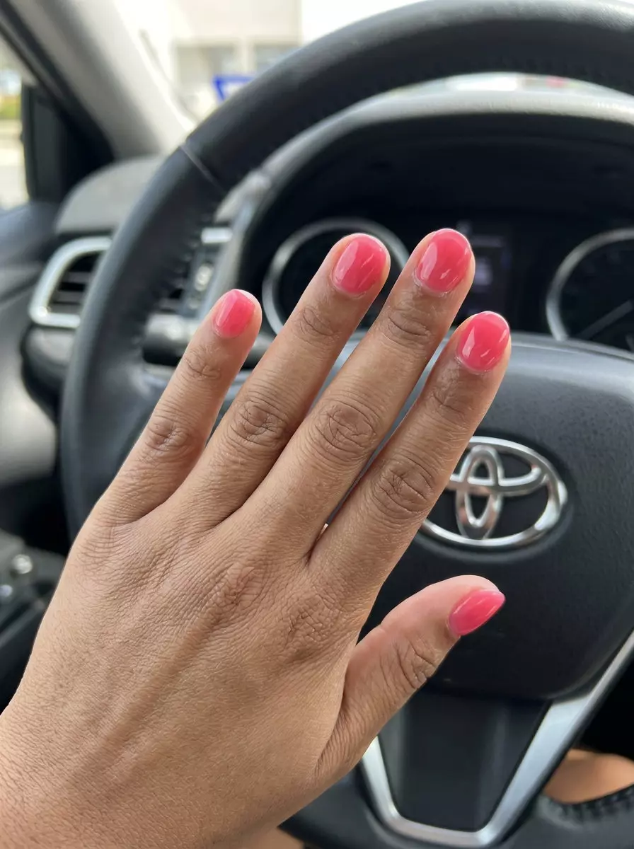 Watermelon Jelly Nails 2026 Juicy watermelon pink jelly nails for summer 2026, perfect for parties and beach days. Vibrant & refreshing.