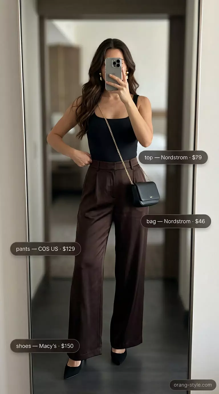 Summer outfits for women 2026: Black bodysuit, floral skirt, and gold earrings for a romantic evening event.